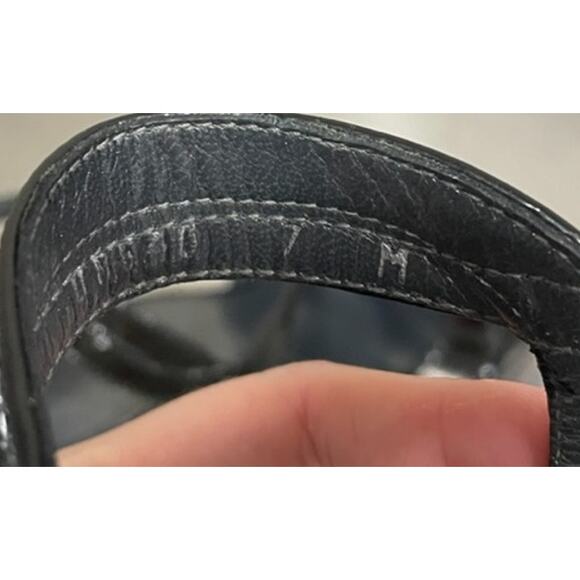 Stuart Weitzman Patent Leather Strappy Platform Stilettos Women's Sz 7 - Picture 6 of 12